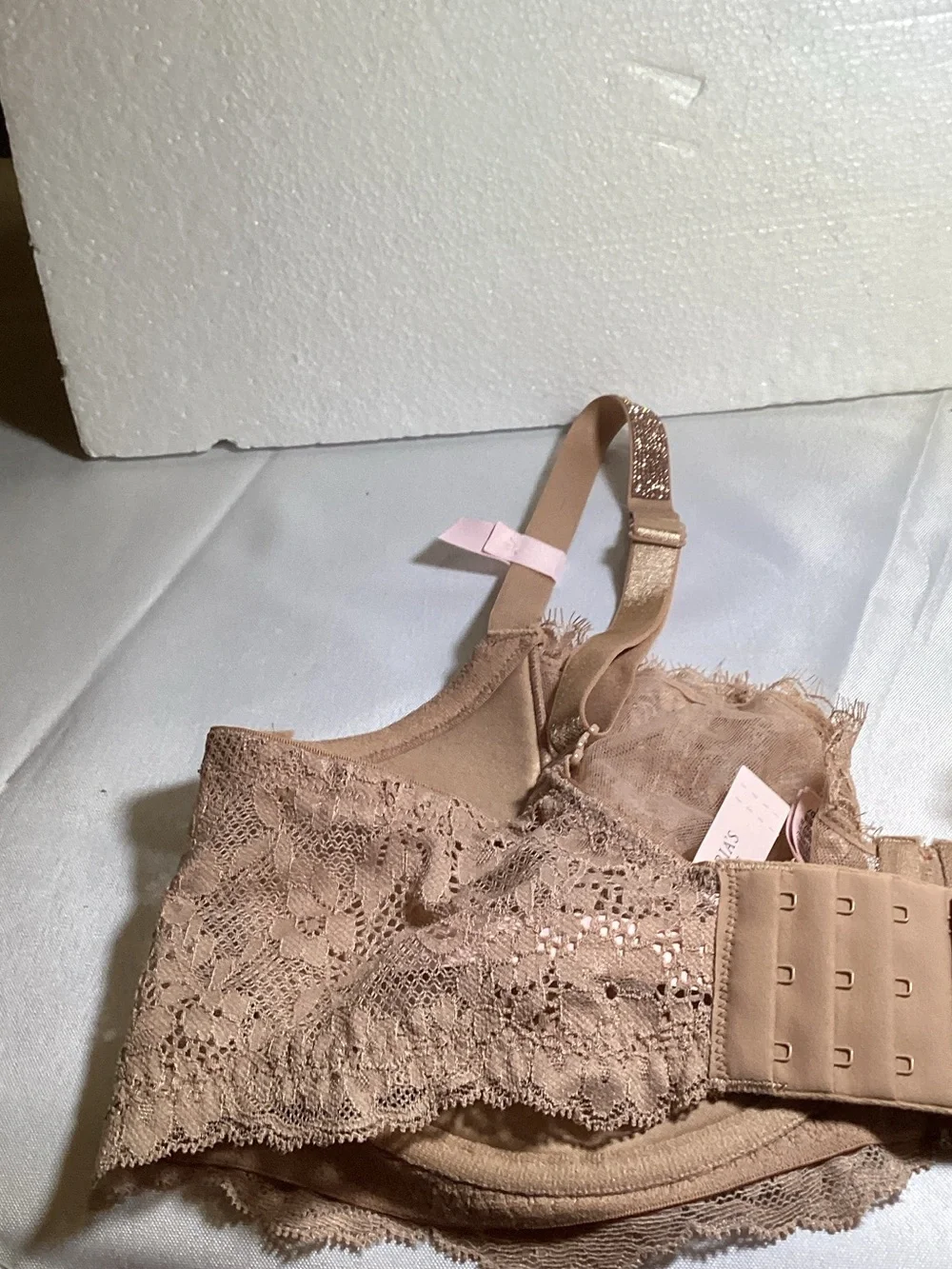 Victoria's Secret Beige Lace Underwire Bra